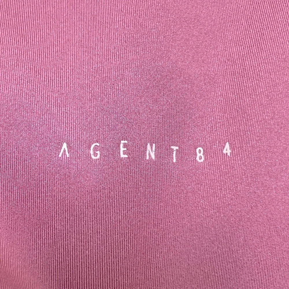 AGENT84 || Pink Ruched Gym Shorts - Picture 3 of 3